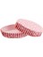 Cupcake Kalıbı Pet Kapsül Oval Model Kek Kalıbı (100 Adet) F11 Kar Desenli Pembe 1