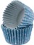 Cupcake Kalıbı Pet Kapsül Kek KALIBI48X34 mm (100 Adet) Kar Desenli Mavi 1