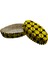 Cupcake Kalıbı Pet Kapsül Oval Sarı Emoji Kek Kalıbı (100 Adet) F11 1