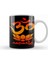 Namaste Symbol With Lotus Flower Kupa Bardak Porselen 1