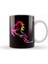 Colorful Rainbow Horse Riding Equestrian Sport Horseshoe Kupa Bardak Porselen 1