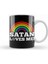 Funny Satanic Satan Loves Me Lucifer Gift Idea Kupa Bardak Porselen 1