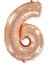 Folyo Balon Ispanya Malı 6 Rose Gold 32 Inc 1 Adet 1
