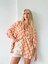 Model Oversize Retro Yaka Gömlek Unisex Hardal 2