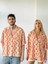 Model Oversize Retro Yaka Gömlek Unisex Hardal 1