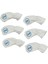 6x Irons Headcover Putter Koruyucu, Golf Aksesuarları Beyaz (Yurt Dışından) 1