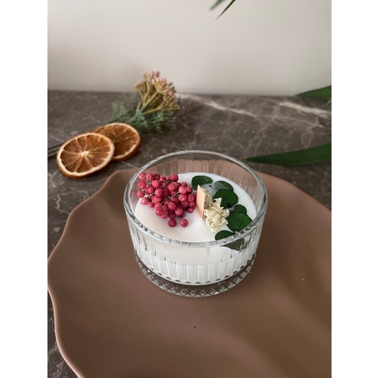 Atelier Time Flies Elysia Küçük Kase Çiçek Süslemeli Mum Fiyatı