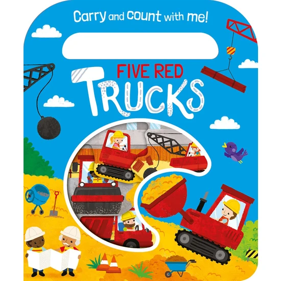 Five Red Trucks Count And Carry Board Books