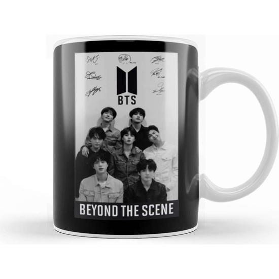 Bts Merch Bts Black Version Kupa Bardak Porselen Fiyatı