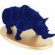 Qearl Ev Araba Dekoru Hayvan Heykel Reçine Heykeli Modern Rhinoceros Sanat Heykeli (Yurt Dışından)
