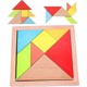 Hamaha Wooden Toys Doğal Ahşap Eğitici Oyuncak 7 Parça Orta Tangram