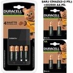 DURACELL CEF14 Pil Şarj Cihazı + Şarj Edilebilir AA Kalem Pil 2500 mAh (4'lü Paket)