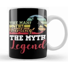 Man Curling Legend Myth Curling Stones Coach Team Crew Kupa Bardak Porselen