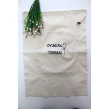 Emtory Home Büyük Boy Çok Amaçlı Büzgülü Oyuncak Torbası 50 x 70