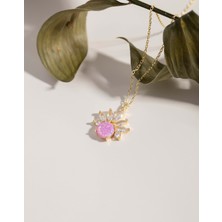 Else Silver Opal Taşlı Gümüş Sultan Kolye