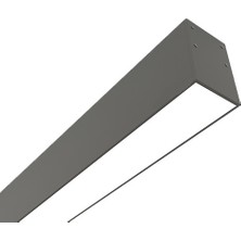 TekwaT Lineer Uzun. 285 Cm 6 Cm Genişlik Flicker Free (CRI >95) 3000 Kelvin Siyah Kasa