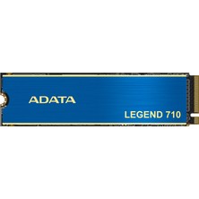 Adata Legend 710 512GB OKUMA:2400 YAZMA:1800 Mb/s Pcıe GEN3X4 M.2 Nvme SSD