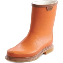 Derby D01 Kısa Krep Kauçuk Çizme Turuncu 44