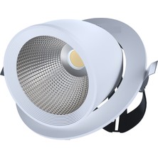 TekwaT Sıva Altı Salyangoz Cob Led Spot 35 Watt 5700 Kelvin
