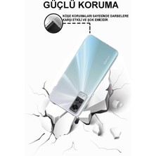 Case World Caseworld Vivo Y51 ile Uyumlu Kapak Kamera Korumalı Tıpalı Şeffaf Silikon Kılıf