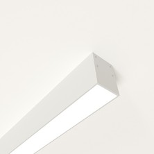 TekwaT Lineer 228 Cm Uzunluk Genişlik 6 Cm Flicker Free (CRI >95) 5700 Kelvin Beyaz Kasa