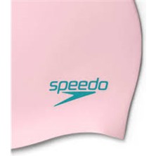 Speedo Plain Moulded Silikon Çocuk Yüzücü Bonesi