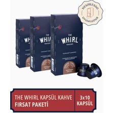 The Whirl Espresso Dark Kapsül Kahve 3'lü Fırsat Paketi 30 Kapsül