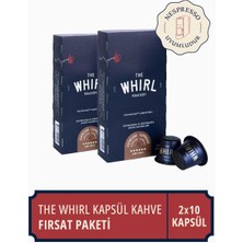 The Whirl Espresso Dark Kapsül Kahve Fırsat Paketi 10 Adet x 2 Paket