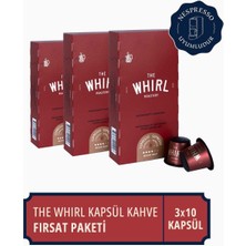 The Whirl Espresso Medium Kapsül Kahve 3'lü Fırsat Paketi 30 Kapsül