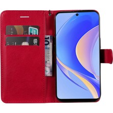 Xshine Huawei Nova Y90 4g Için Kt Deri Serisi-2 Telefon Kılıfı / Keyifli 50 Pro 4g, Iyi Korumalı Pu Deri Flip Cüzdan Kapağı Düz ​​renk Manyetik Kapatma Stand Telefon Kabuğu Kayış (Yurt Dışından)