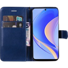 Xshine Huawei Nova Y90 4g Için Kt Deri Serisi-2 Telefon Kılıfı / Keyifli 50 Pro 4g, Iyi Korumalı Pu Deri Flip Cüzdan Kapağı Düz ​​renk Manyetik Kapatma Stand Telefon Kabuğu Kayış (Yurt Dışından)