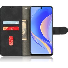 Xshine Huawei Nova Y90 4g Cilt Dokunuşu His Pu Deri Cüzdan Kılıfı Katlanabilir Standı Anti-Damla Telefon Kapağı (Yurt Dışından)