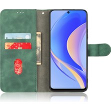 Xshine Huawei Nova Y90 4g Cilt Dokunuşu His Pu Deri Cüzdan Kılıfı Katlanabilir Standı Anti-Damla Telefon Kapağı (Yurt Dışından)