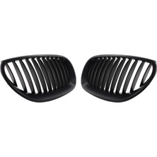 Blesiya 2 Adet Ön Böbrek Izgara Mat Siyah Bmw E60 E61 Için Fit 5 Keşke M5 04-2009 (Yurt Dışından)