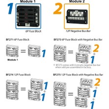 Blesiya Dc 32V Sigorta Terminal Devreleri Deniz Teknesi Elektrik Modüler (Yurt Dışından)
