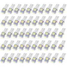 Blesiya 50 Parça T10 W5W 168 194 5050 5smd 6000 K Beyaz LED Ampuller (Yurt Dışından)