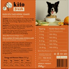 Kito Yavru Köpek Maması 2.5 kg + Kuzu Etli Kito Fresh x 6