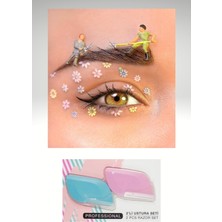 Over Pazar 2' Li Ustura Set Kaş Şekillendirme Usturası Makası Kaş Makası