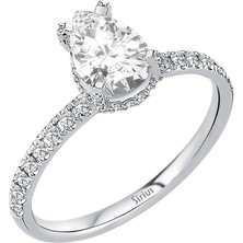 Sirius Pırlanta ve Beyaz Safir Venüs Gala Yüzük