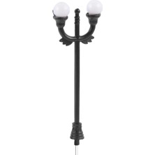 Bunblic 10 Adet 7cm Model Avlu Işık Kablolu LED Street Lights Lappost (Yurt Dışından)