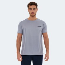 Slazenger OMAR KTN Erkek Tişört Açık Gri