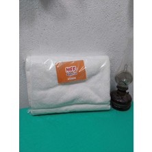 Mef Collection Banyo Havlu Seti Orta Boy Beyaz 2'li