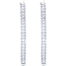 Ferizz 316L Çelik Zirkon Taşlı Su Yolu Küpe UNK-558