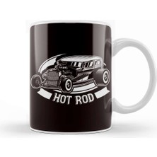 Humuts Hot Rod Automobile Speed Vehicle Classic Old Muscle Cars Kupa Bardak Porselen