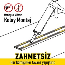 Slim Flex Slimflex Korniş Yapıştırıcı 290ML Beyaz + Silikon Tabancası