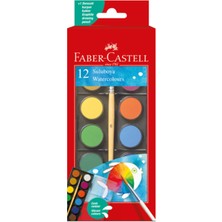 Faber Faber-Castell 12'li Büyük Boy Sulu Boya Seti
