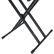 Gator GFW-KEY-5100X  Black 2 Tier x Style Keyboard Stand