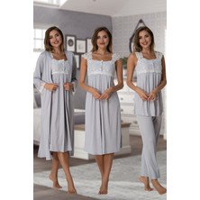 Effortt 2305 Gri Lohusa Hamile 4'lü Set