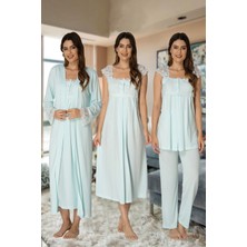 Effortt 2305 Turkuaz Lohusa Hamile 4'lü Set