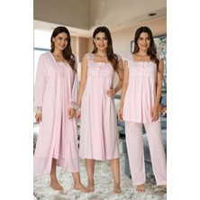 Effortt 2305 Pembe Lohusa Hamile 4'lü Set